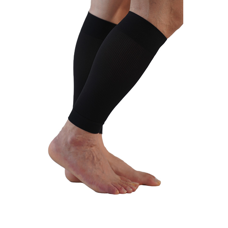 針織加壓護小腿壓縮套，籃球運動保護套專業運動護具